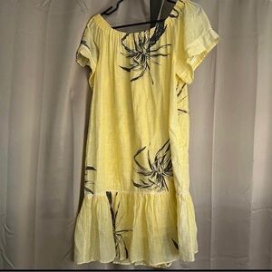 Kealopiko Yellow Floral Cotton Sundress
